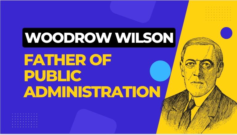 woodrow wilson essay on public administration summary