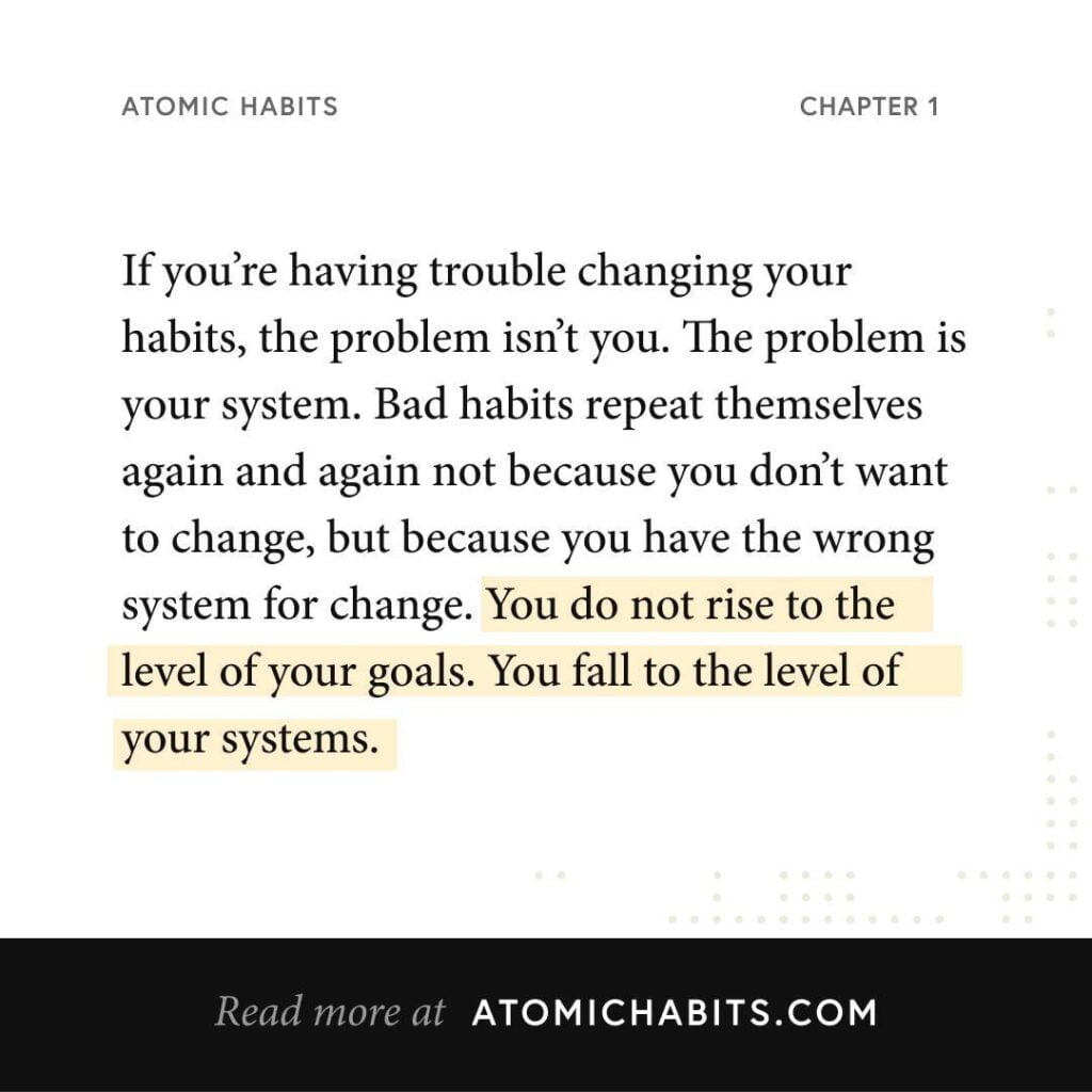 Atomic Habits Chapter 1