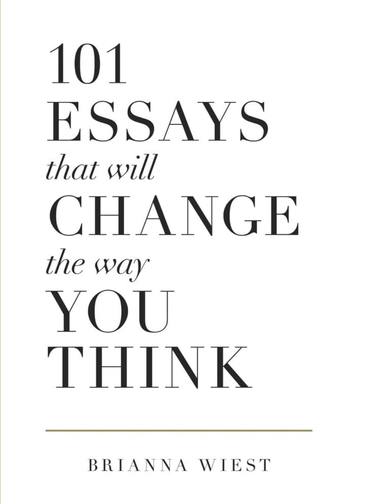 101 Essays that will change the way you think Book PDF