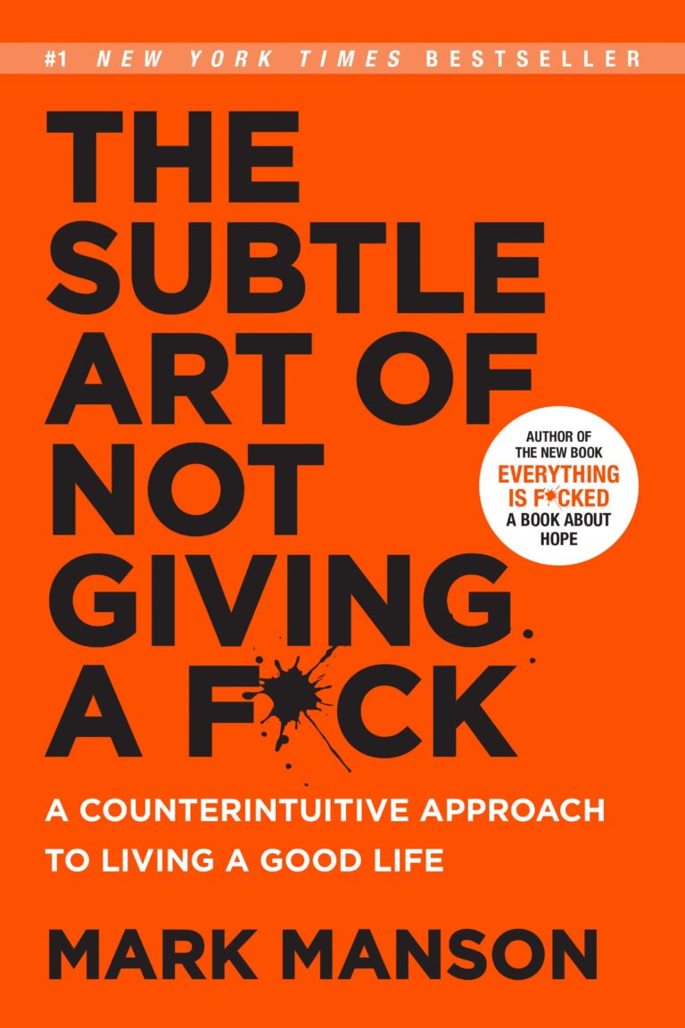 The Subtle Art of Not Giving a Fck Book