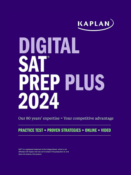 Digital SAT Prep Plus 2024 by Kaplan PDF, EPUB, VK